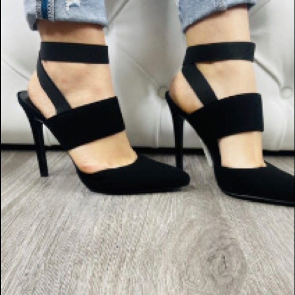 Black high heels
